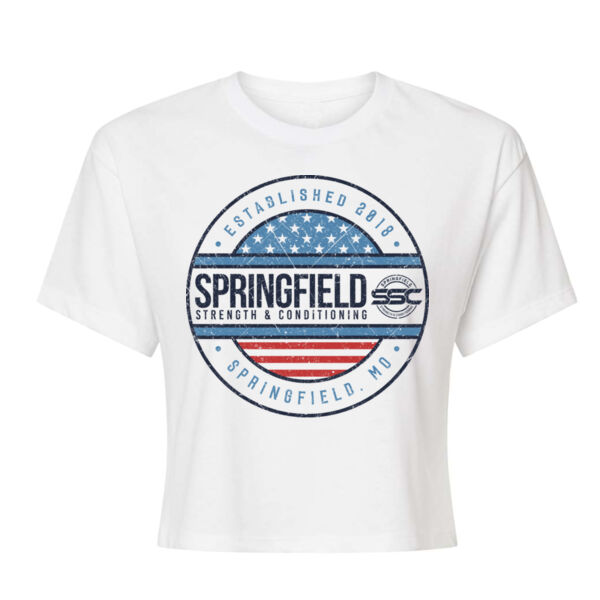 PATRIOT CIRCLE - WOMEN'S CROP T-SHIRT Thumbnail