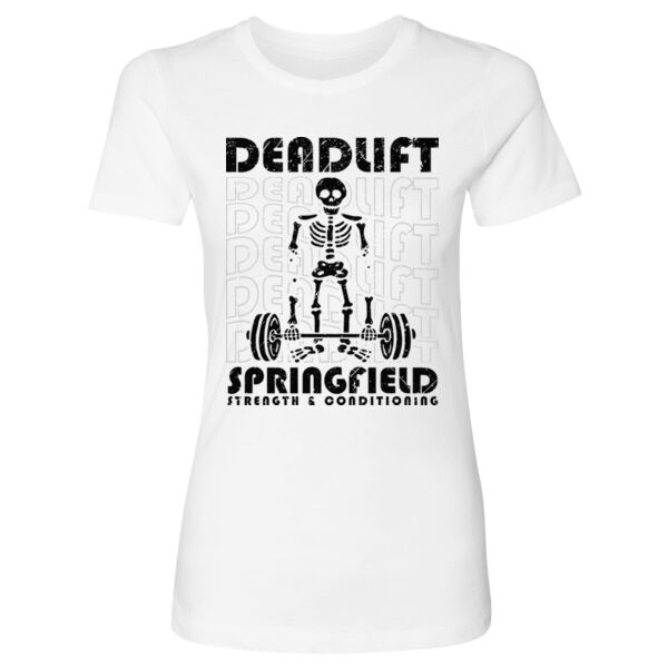 DEADLIFT - WOMEN'S FITTED T-SHIRT Thumbnail